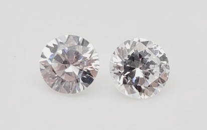 Loose Cubic Zirconia Gemstones Stones Weigh 0.77 Grams  Stones are 1ct Each