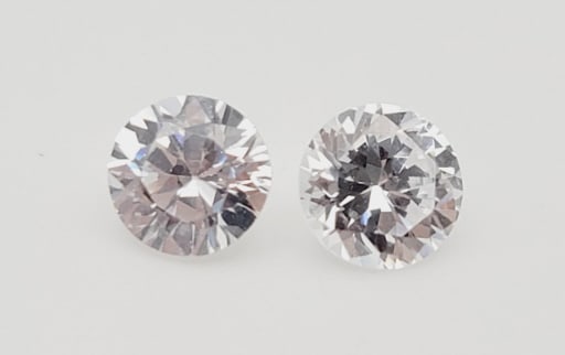 Loose Cubic Zirconia Gemstones Stones Weigh 0.77 Grams Stones are 1ct Each