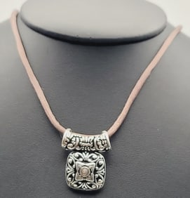 Premier Designs Sterling Silver Necklace Necklace Measures 15" Necklace Weighs 12.5 Grams