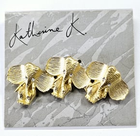 Katherine K Vintage Gold Tone Elephant Brooch Katherine K Vintage Gold Tone Elephant Brooch
