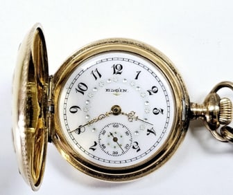 Antique Elgin 14K Yellow Gold Case Watch Antique Elgin 14K Yellow Gold Case Watch