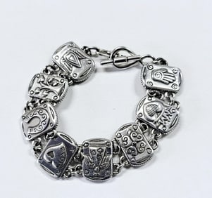 Brighton Tree Of Life Silver Tone Bracelet Bracelet weighs 31.5 Grams