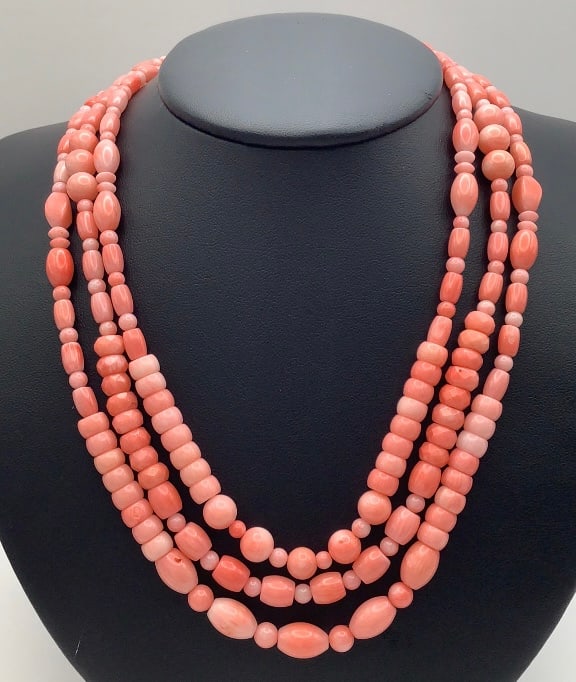 Jay King DTR Multi-Strand Coral Necklace Clasp is 925 (1 of 6)