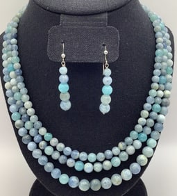 Jay King DTR Jay King Mine Finds Aquamarine Necklace & Earrings