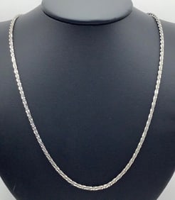 Milor 925 Sterling Twisted Necklace Necklace is 24" & weighs 9.2 TGW