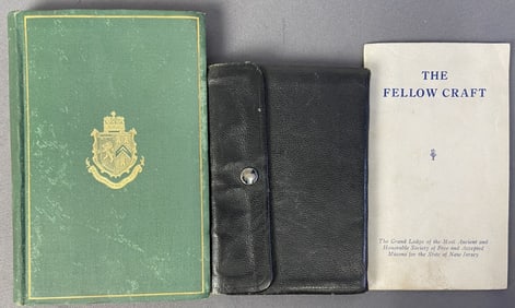Vintage Masons Books Set of Three The Fellow Craft booklet by the Masons for the State of New