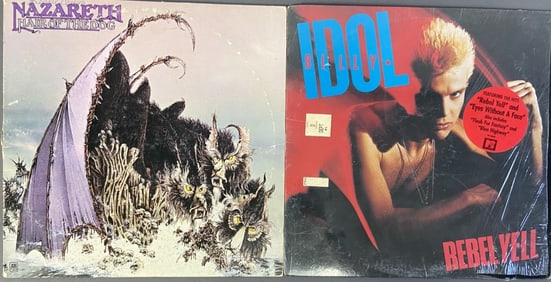 Nazareth & Billy Idol Vinyl LP Records Hair of the Dog by Nazareth, A&M Records, SP-4511,