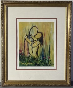 Art Lithograph One Expression Signed Lithograph of the painting One Expression by Darren Warren.
