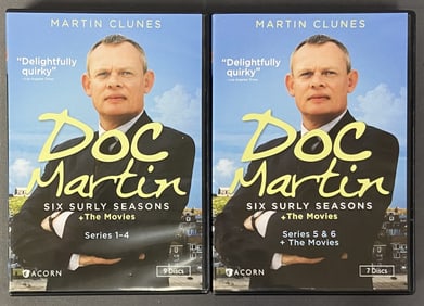 Doc Martin DVD Box Set 6 Seasons & Movies Doc Martin Six Surly Seasons + The Movies, 16 discs in two