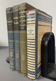 Vintage History & Philosophy Books Set of 4 A Study of History by Arnold J Toynbee, published by