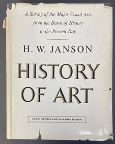 Hardcover Art Book History of Art HW Janson History of Art by H.W. Janson, newly revised and