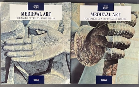 Medieval Art Books Set of Two Medieval Art The Making of a Christian West 980-1140 and Foundations