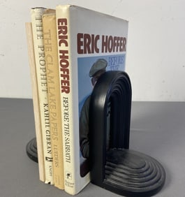 Vintage White Covered Books Set of Four Before the Sabbath by Eric Hoffer, published by Harper &