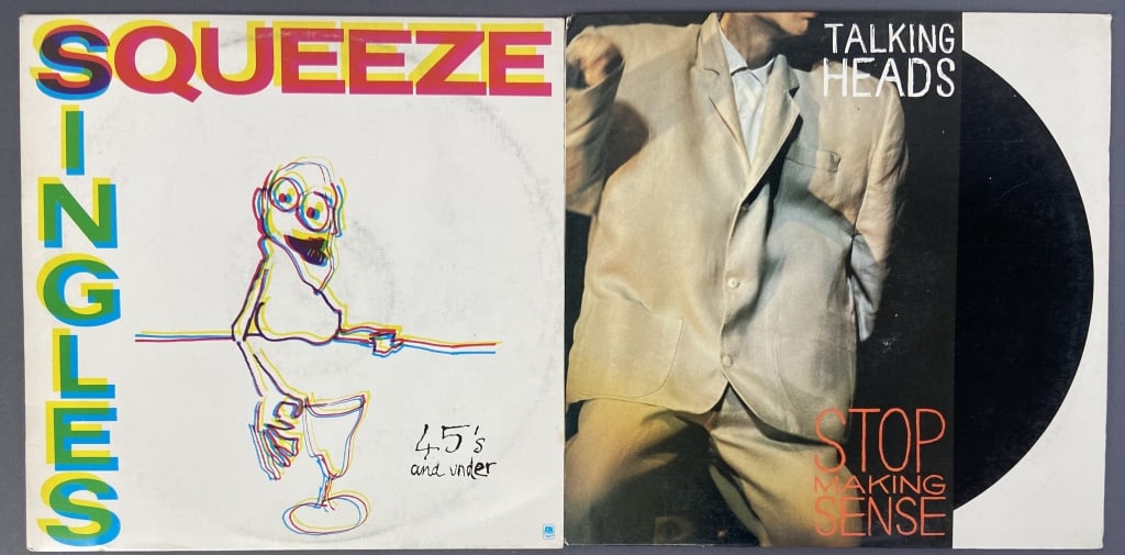 Squeeze & Talking Heads Vinyl Records Squeeze Singles 45's and Under, A&M Records SP-4922, (1 of 9)