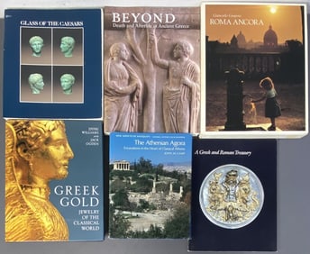 Roman & Greek Art and History Books Set of 6 Greek Gold Jewelry if the Classical World by Dyfri