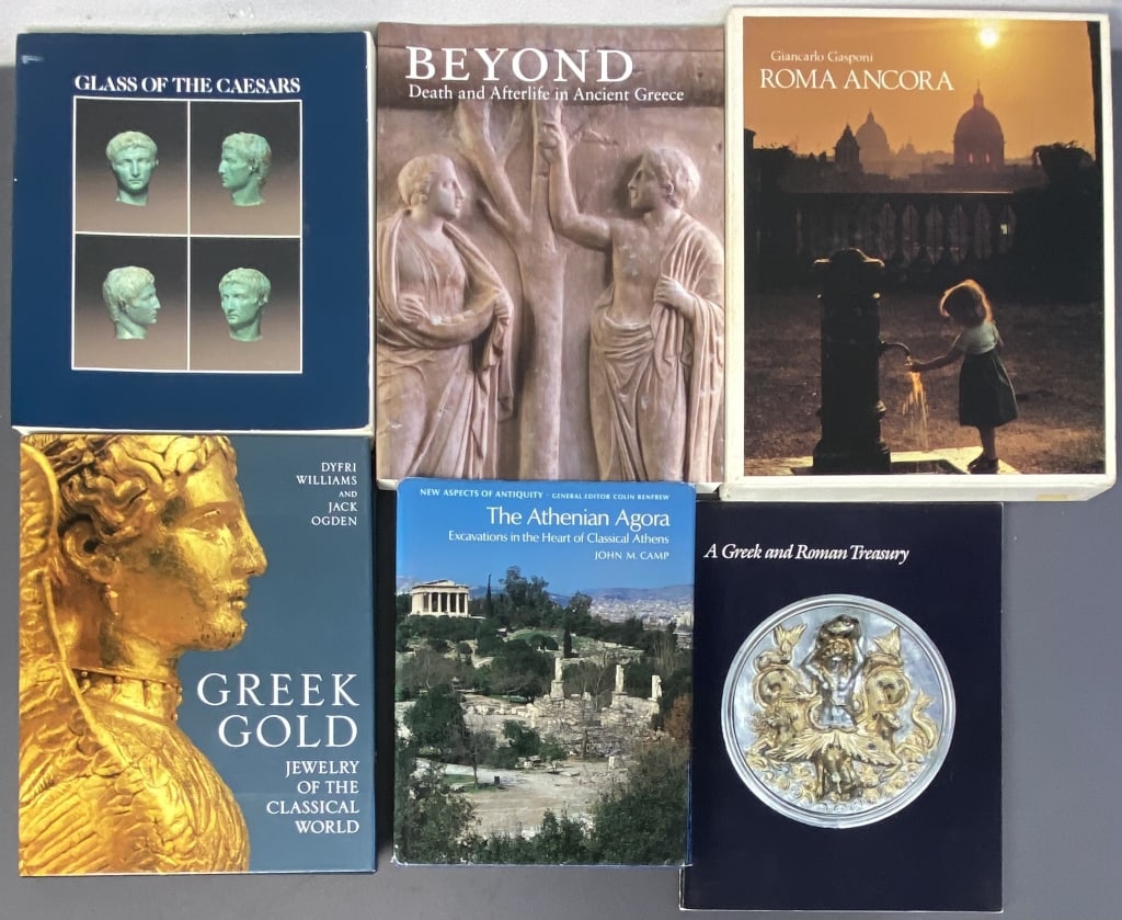 Roman & Greek Art and History Books Set of 6 Greek Gold Jewelry if the Classical World by Dyfri (1 of 18)