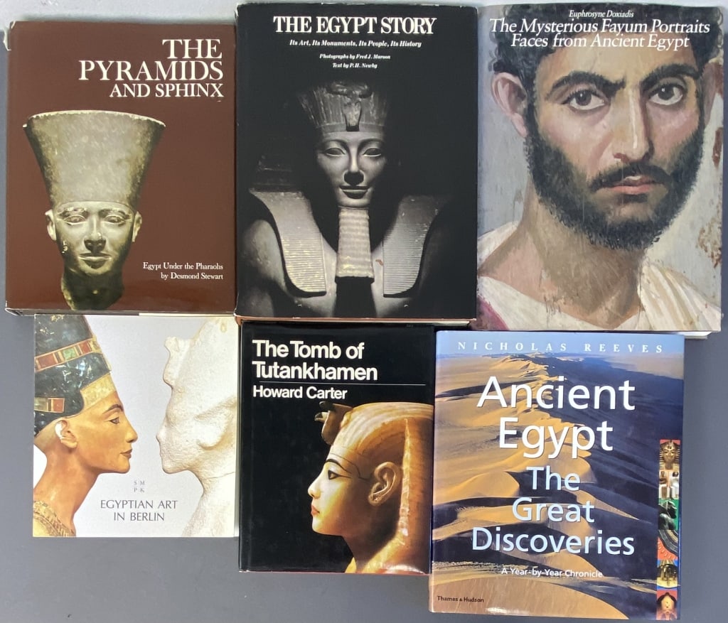 Egyptian Art & History Books Set of Six The Pyramids and Sphinx by Desmond Stewart, published by (1 of 19)