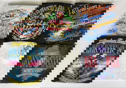 Daytona Bike Week Vintage T-Shirt Lot 91-96 4 single stitch 2 double all size Large. See photos for