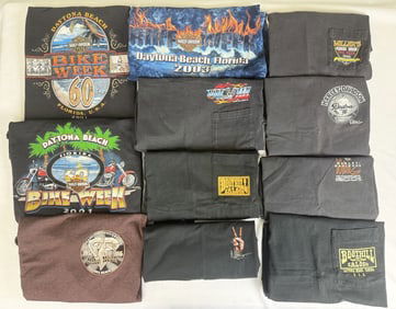 Daytona Bike Week Vintage T-Shirt Lot size Large. See photos for measurements and condition details.