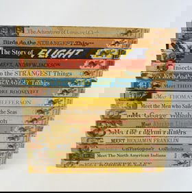 Vintage Lot Step Up Children’s Books 1960s 16 hardcovers. Signs of age/wear overall. See photos