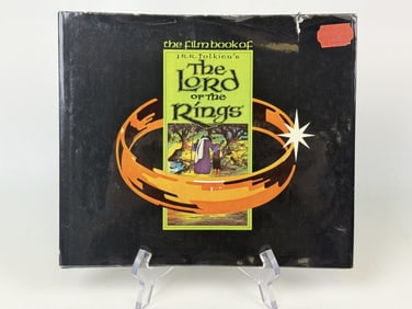 The Film Book of The Lord of The Rings 1978 Book in good condition dust jacket has some wrinkles and