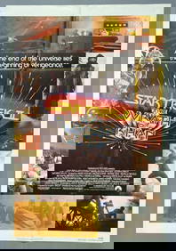 Star Trek II One Sheet Movie Poster 27 x 41 inches single sided. From closed movie theater (1 of 10)