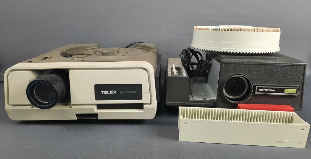 Telex Caramate Slide Projector 3170 & Keystone Slide Projector K660 (1 of 20)