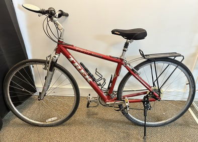 Trek 7600 Multitrack Mountain Bike 70 inches long. Some rust on handle bars. Signs of age and use