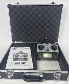 JR XP6102 6 Channel Computer Radio System For RC Airplanes and Helicopters. Missing correct AC