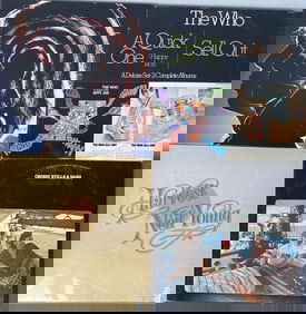 Vinyl Records Who, CSN, Rolling Stones, Neil Young Four vinyl albums.