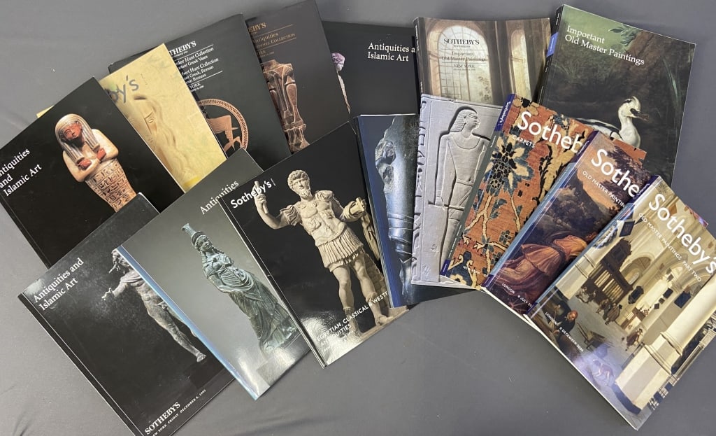 1990's Sotheby's Arts & Antiquities Catalogs Lot of 17 Sotheby's catalogs featuring arts and (1 of 17)