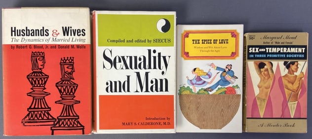 Vintage Sex and Marriage Books Set of Four Sex and Temperament by Margaret Mead. Published by The