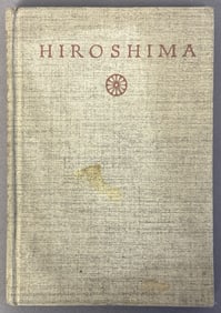 Hiroshima Book John Hersey 1946 1st Ed. Hiroshima by John Hersey, published by Alfred A Knopf, 1946.