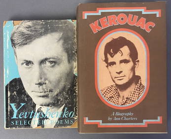 Poetry Book Kerouac & Yevtushenko Set of 2 Yevtushenko Selected Poems, published by EP Dutton, 1962, (1 of 11)