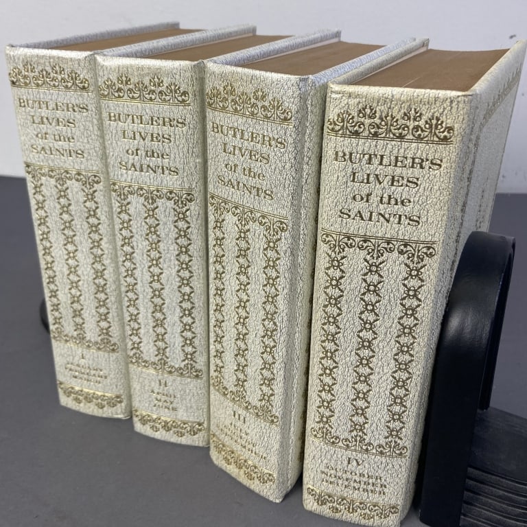 Butler's Lives of the Saints 4 Vol Book Set Volumes one through four of Butler's Lives of the Saints (1 of 12)