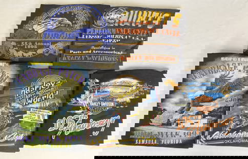 Harley Davidson Motorcycle Long Sleeve Shirt Lot 5 shirts size large. See photos for measurements: 5 shirts size large. See photos for measurements and condition details. 15 x 6 x 15 inches total lot size.