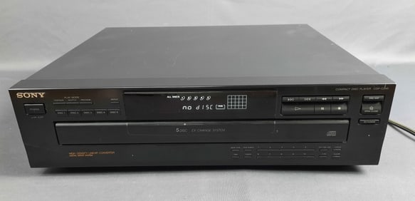 Sony Compact Disc Player CDP C245 Serial No