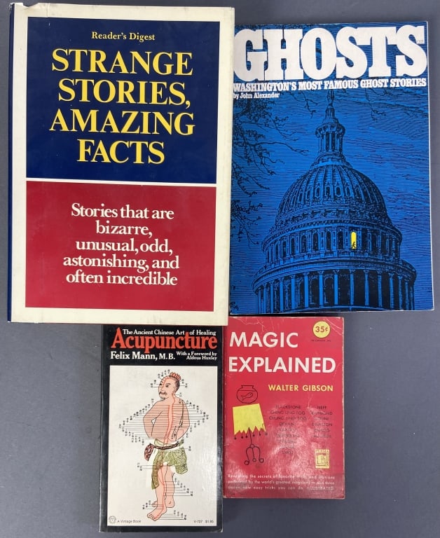 Ghost, Acupuncture, Magic, & Strange Books Magic Explained by Walter Gibson, published by (1 of 11)