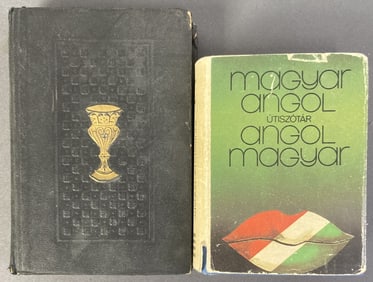 Hungarian Language Vintage Books Hungarian English Tourist Dictionary, 1972.