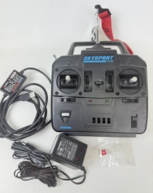 Futaba Skysport T4YBF 72.510 MHZ Radio Controller With battery, charging cord snd RealFlight USB