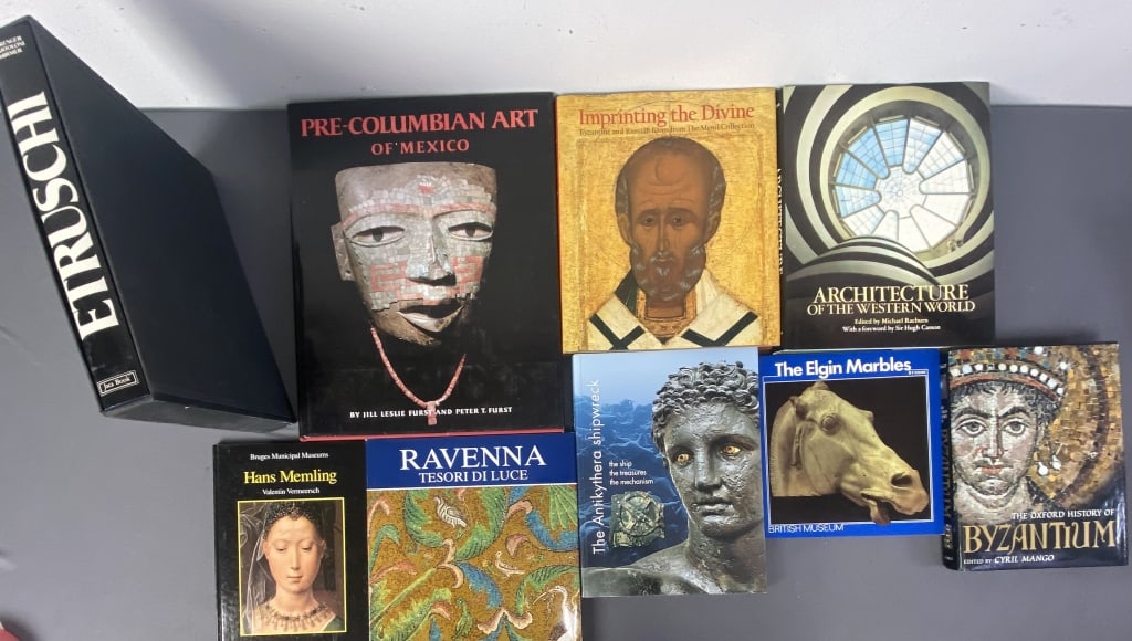 8 Vintage Art & History Books The Oxford History of Byzantium edited by Cyril Mango. Published by: The Oxford History of Byzantium edited by Cyril Mango. Published by Oxford University Press, 2092. The Elgin Marbles by BF Cook, published by British Museum Publications, 1984. The Antikythera Shipwre