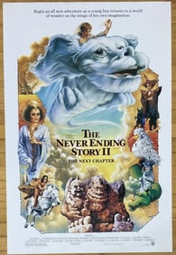 Neverending Story 2 Movie Poster One sheet double sided movie poster for The Neverending Story 2.