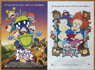 Rugrats the Movie Posters Set of Two 1998 Two one sheet double sided movie posters for the 1998 (1 of 4)