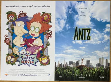 Animated Movie Posters Antz & Rugrats One sheet double sided movie posters for the 1998 animated (1 of 4)