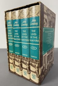 Lives of the Painters Vintage Book Set 1969 Set of four volumes in slipcase. The Lives of the