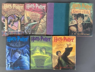 Harry Potter Books Full Set of Seven by JK Rowling Harry Potter and the Sorcerer's Stone, published