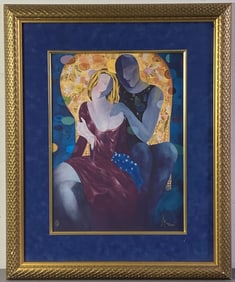 Ara Berberyan Signed Giclee Untitled III Signed Embellished Giclee by Russian artist Ara "Arbe"