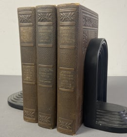 John Burroughs Nature Writings 3 Books Three antique books, volumes 1, 4, and 9 of the Complete