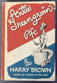Vintage Book Artie Greengroin Pfc. 1945 Artie Greengroin Pfc by Harry Brown, published by Alfred A