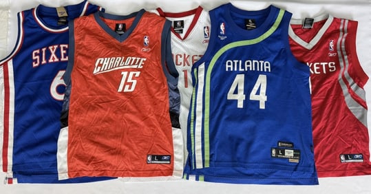 Reebok NBA Youth Jersey Lot Size Large Youth large (14-16) light to heavy wear/soiling. See photos
